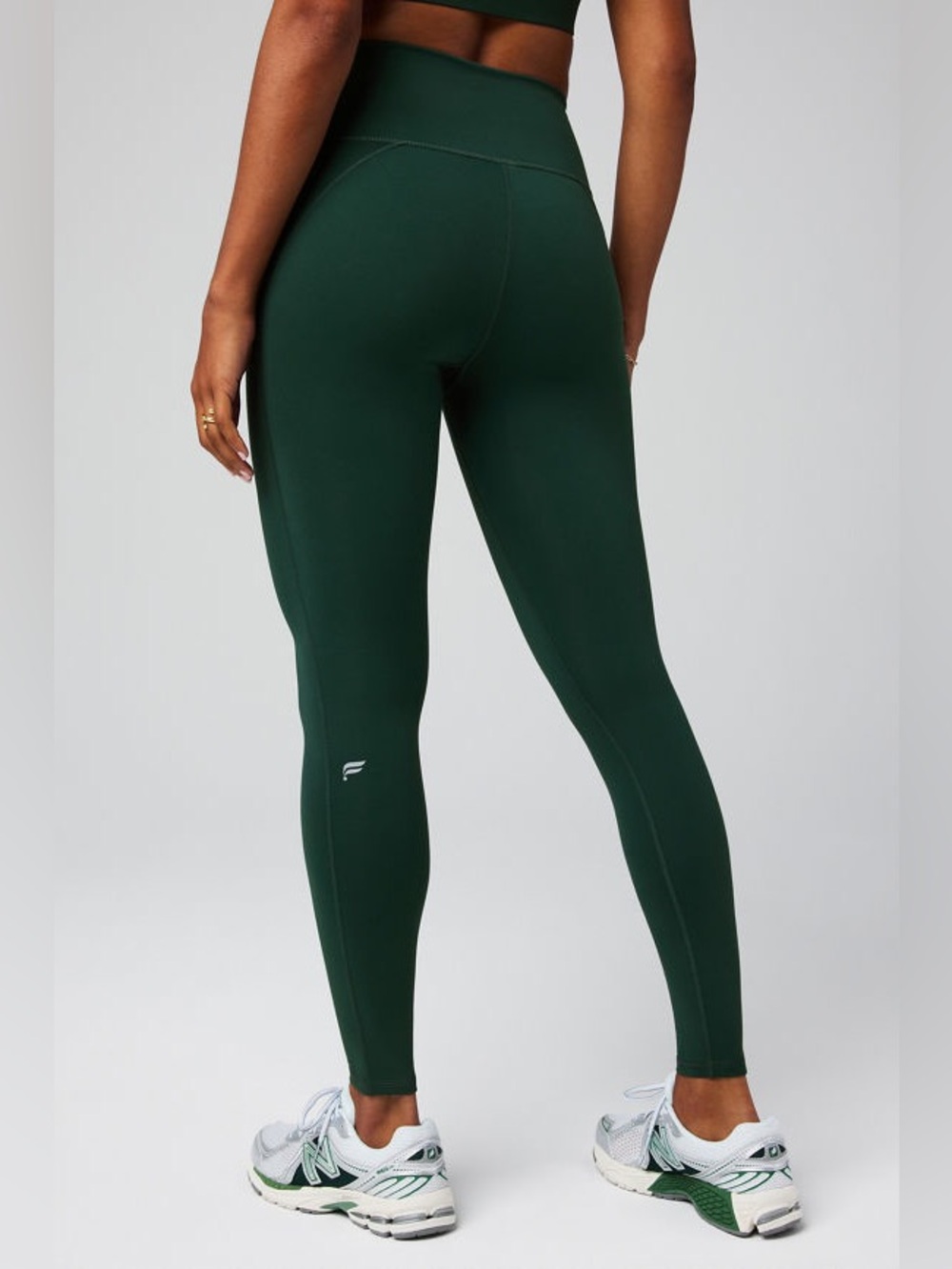 Fabletics Define PowerHold High Waisted 26" Inseam 7/8 Leggings in Everpine $75